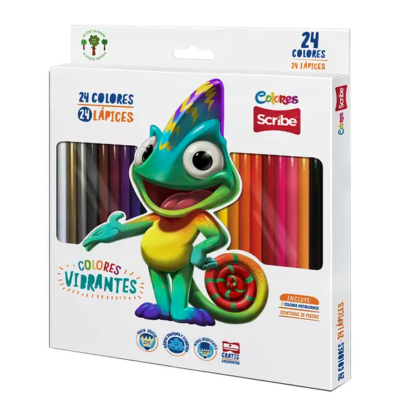 Colores Scribe Unipunta x24 Unidades
