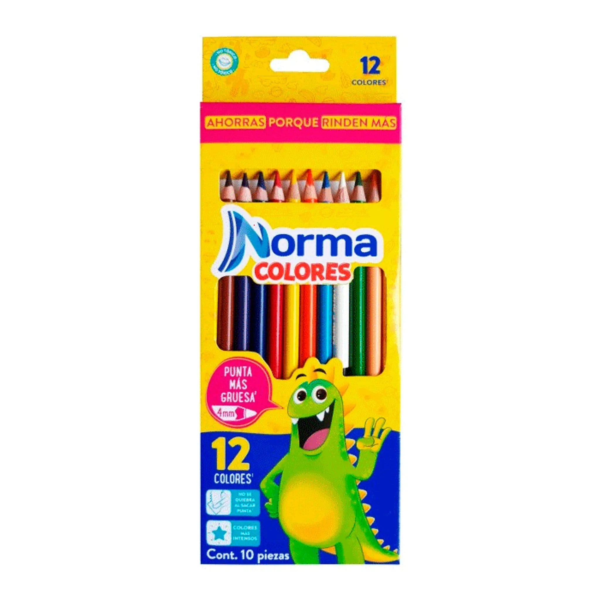 Colores Norma x12 Colores Punta 4mm
