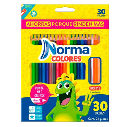 Colores Norma x30 Punta 4mm