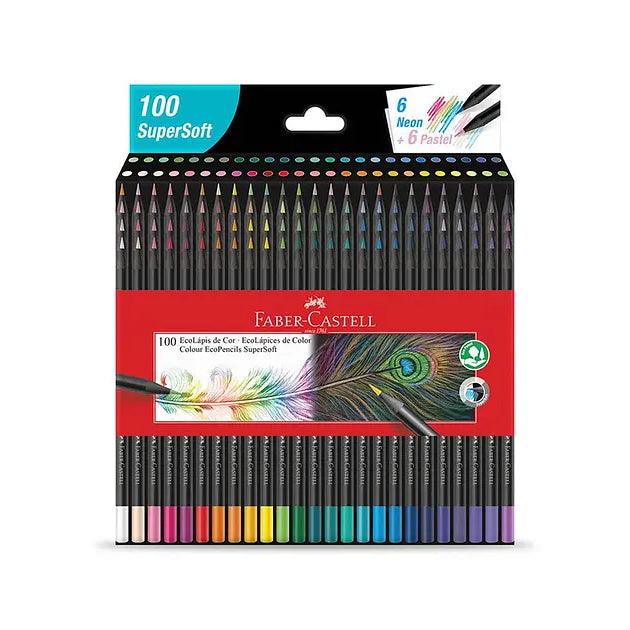 Colores Supersoft x100 Unidades Faber-Castell