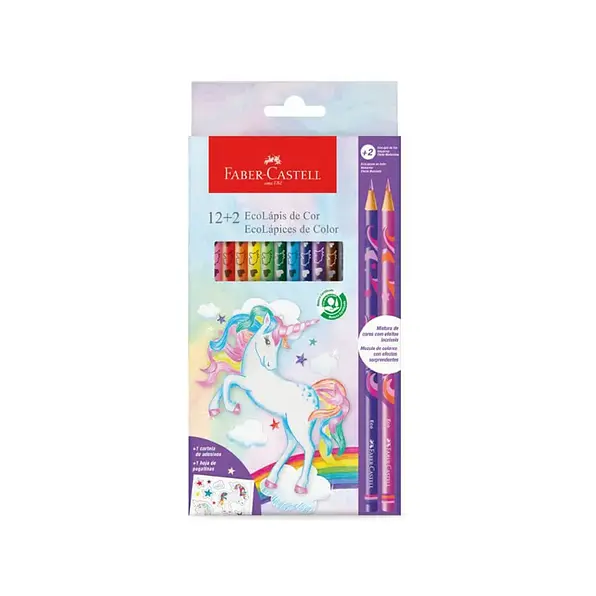 Colores Unicornio x12+2 Unidades Faber-Castell