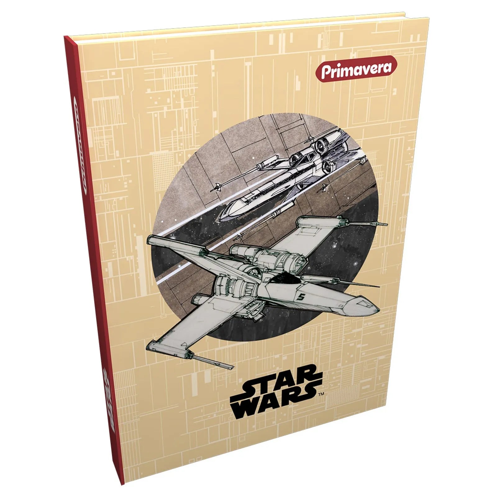 Agenda 7 Materias Star Wars Pequeña Cosida Cuadros 175 Hojas Primavera