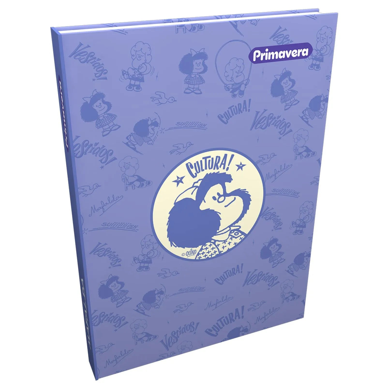 Agenda Mafalda 1 Pequeña Cosida Cuadros Primavera