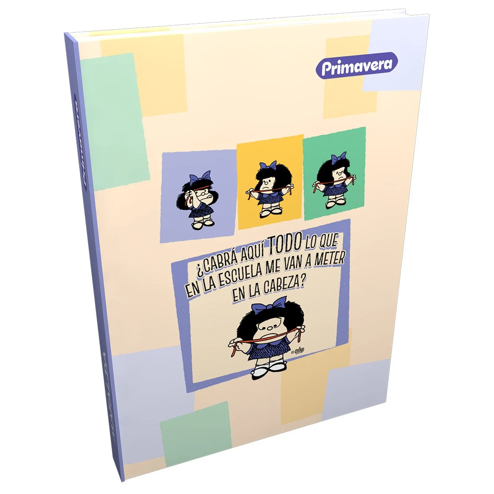 Agenda Mafalda 2 Pequeña Cosida Cuadros Primavera