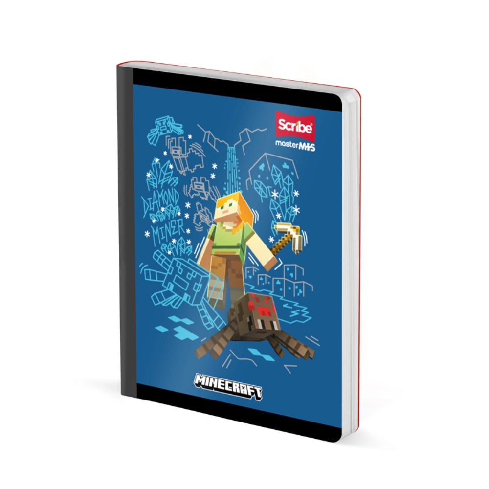 Cuaderno Cosido Rayado Minecraft 100 Hojas
