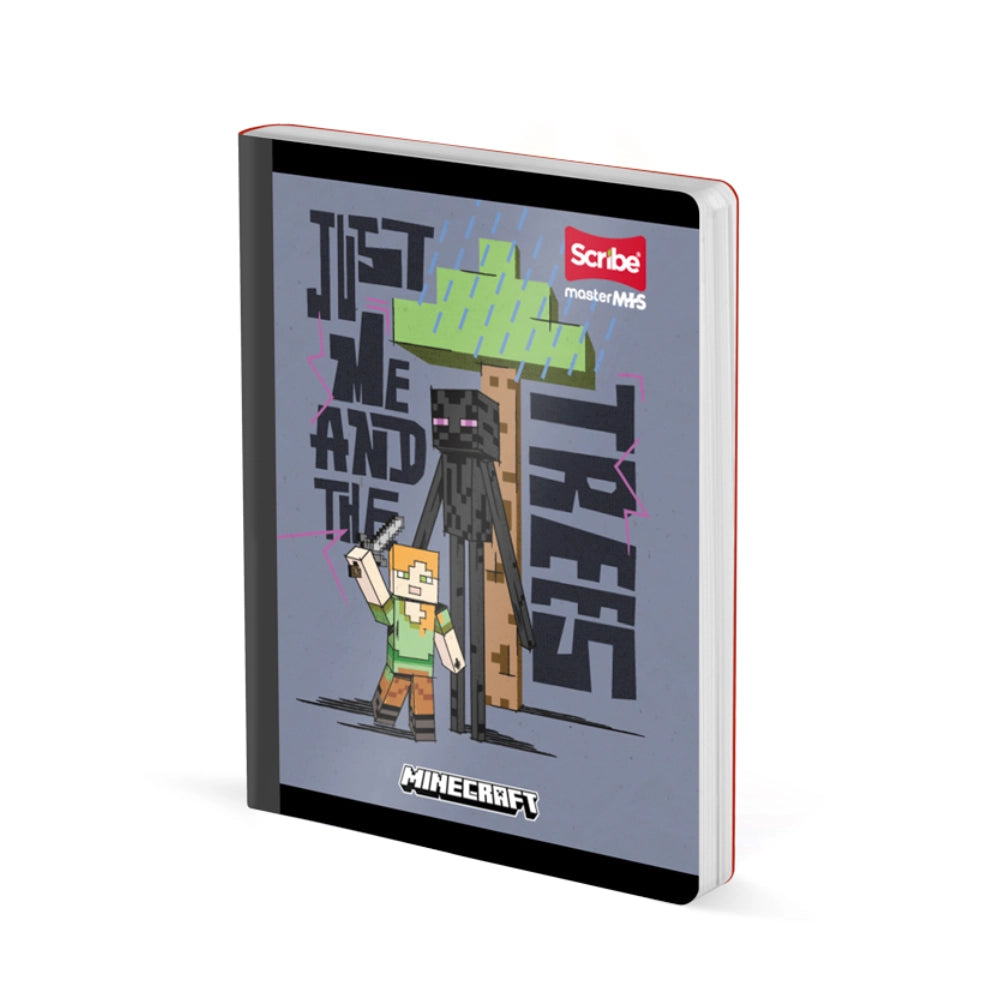 Cuaderno Cosido Doble Pauta Minecraft 50 Hojas