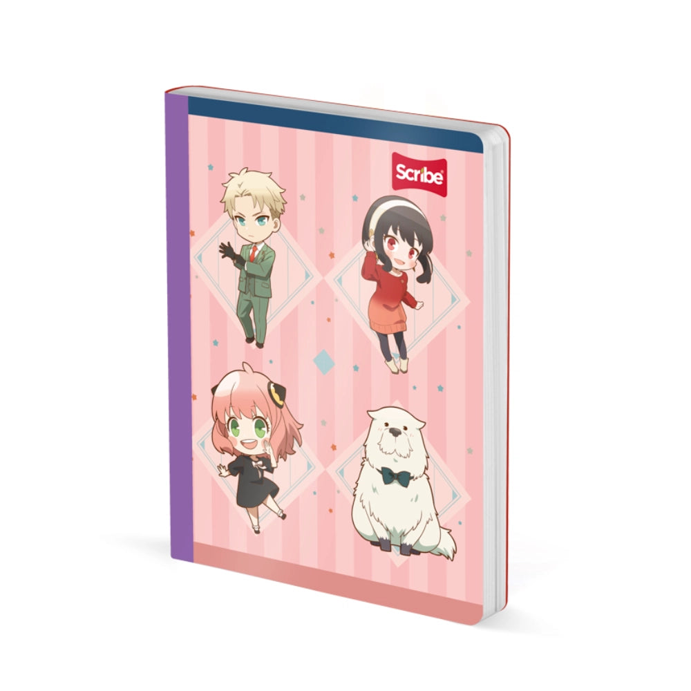 Cuaderno Cosido Cuadriculado Spy Family 100 Hojas