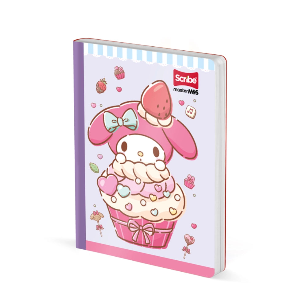 Cuaderno Cosido Doble Pauta My Melody 100 Hojas