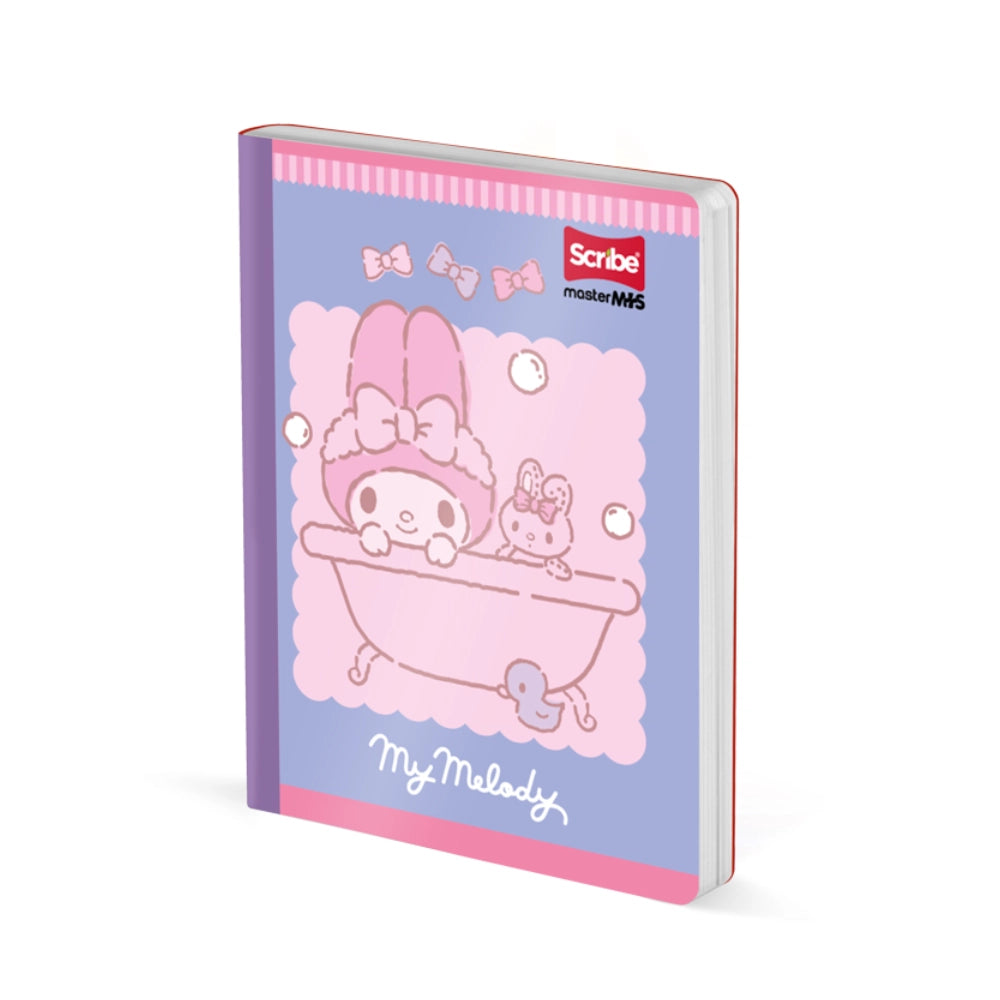 Cuaderno Cosido Cuadriculado My Melody 50 Hojas