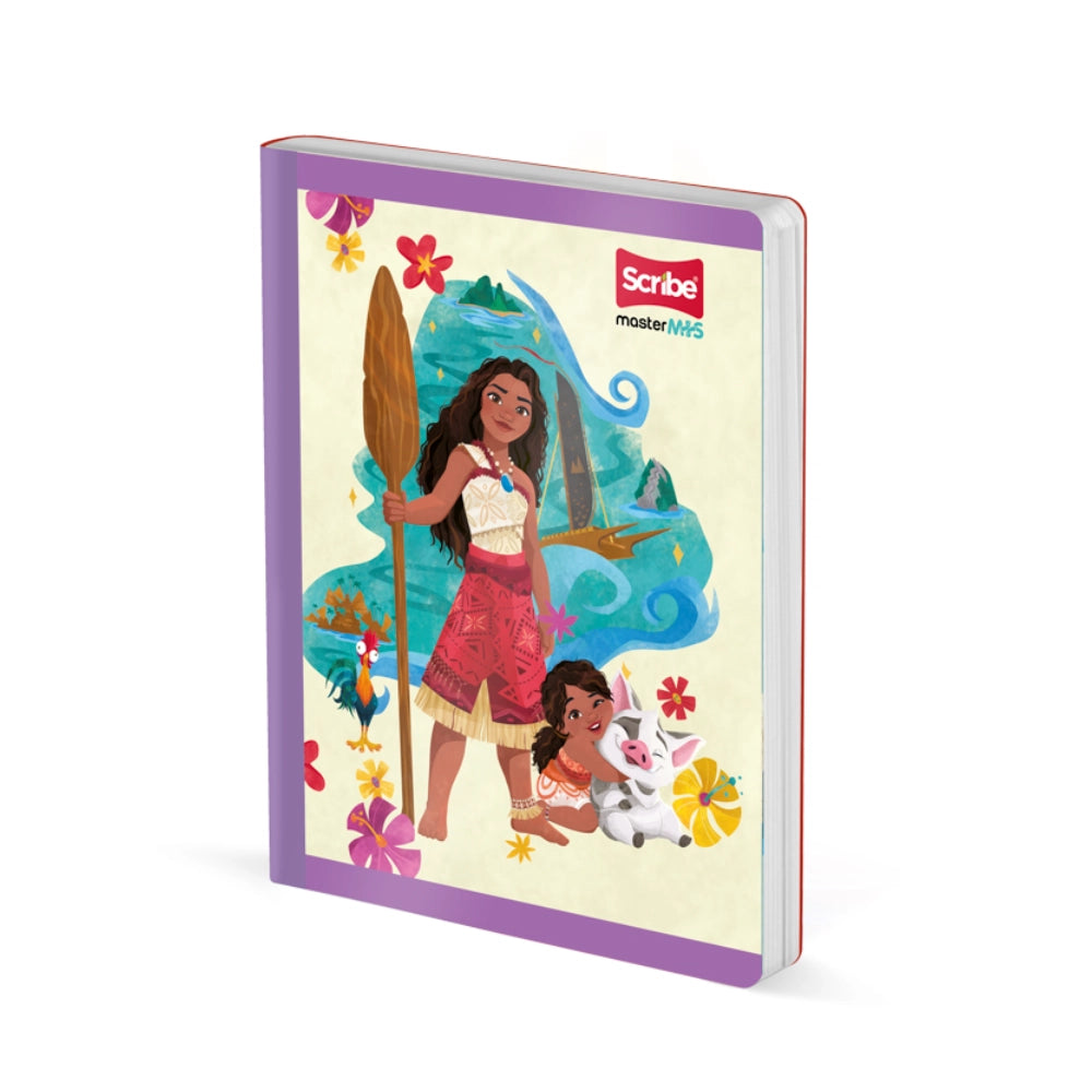 Cuaderno Cosido Cuadriculado Moana 50 Hojas
