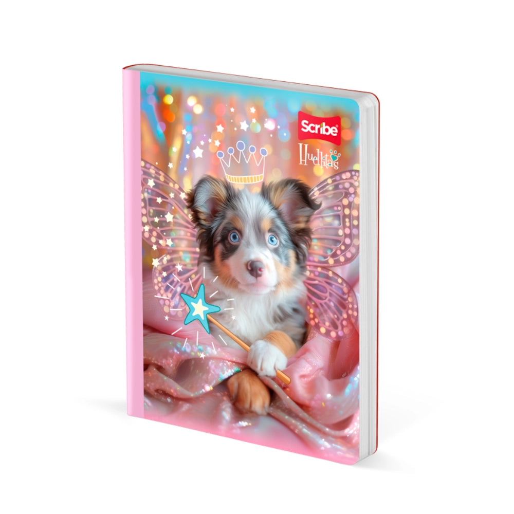 Cuaderno Cosido Cuadriculado Huellitas 50 Hojas