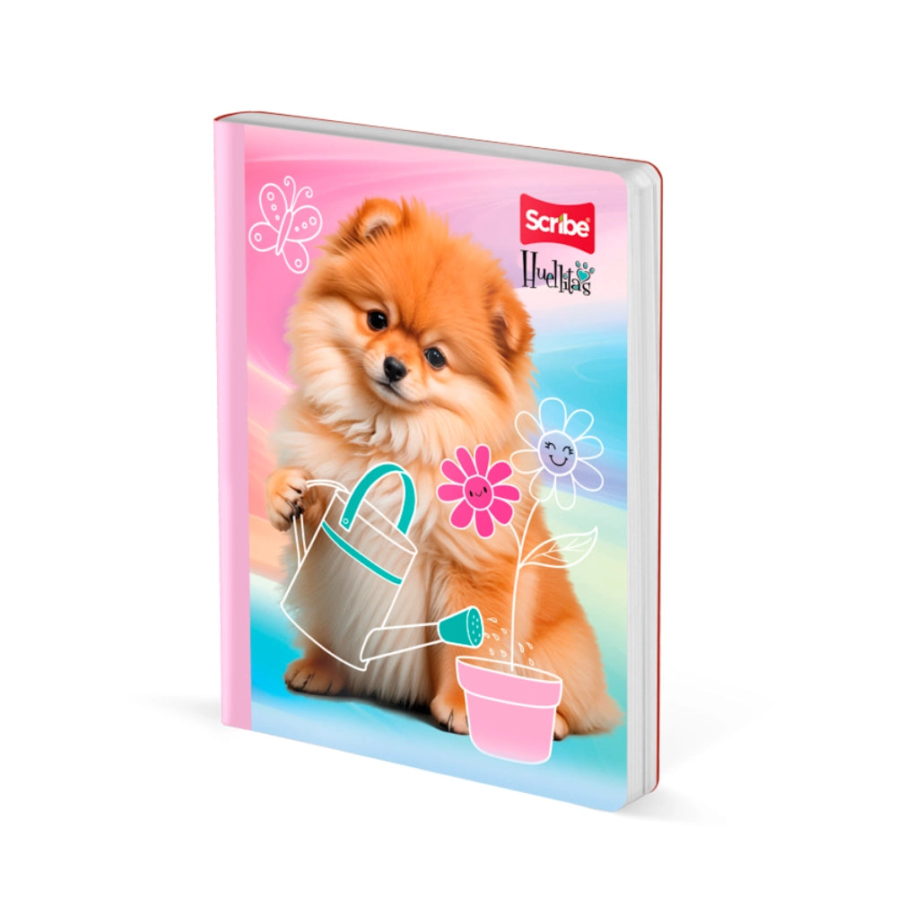 Cuaderno Cosido Cuadriculado Huellitas 50 Hojas