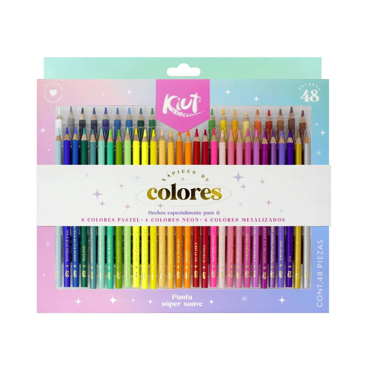 Colores Kiut x48 Unidades Unipunta 4mm