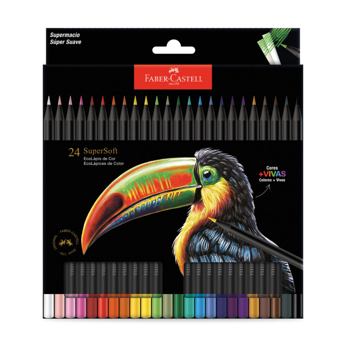 Colores Supersoft Eco x24 Unidades Faber-Castell