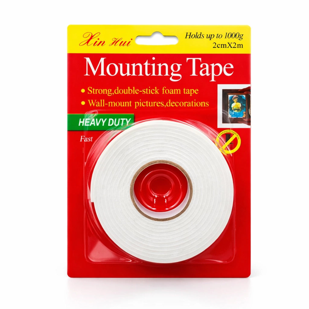 Cinta Doble Faz Espumosa Mounting Tape 20mmx2 Metros Xin Hui