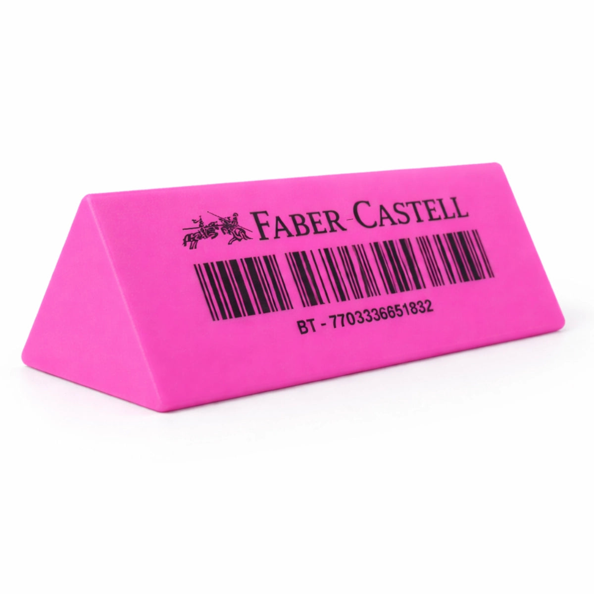 Borrador Fluorescente Triangular Faber-Castell Unidad
