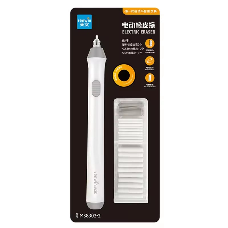 Borrador Electrico Blanco/Gris Tenwin