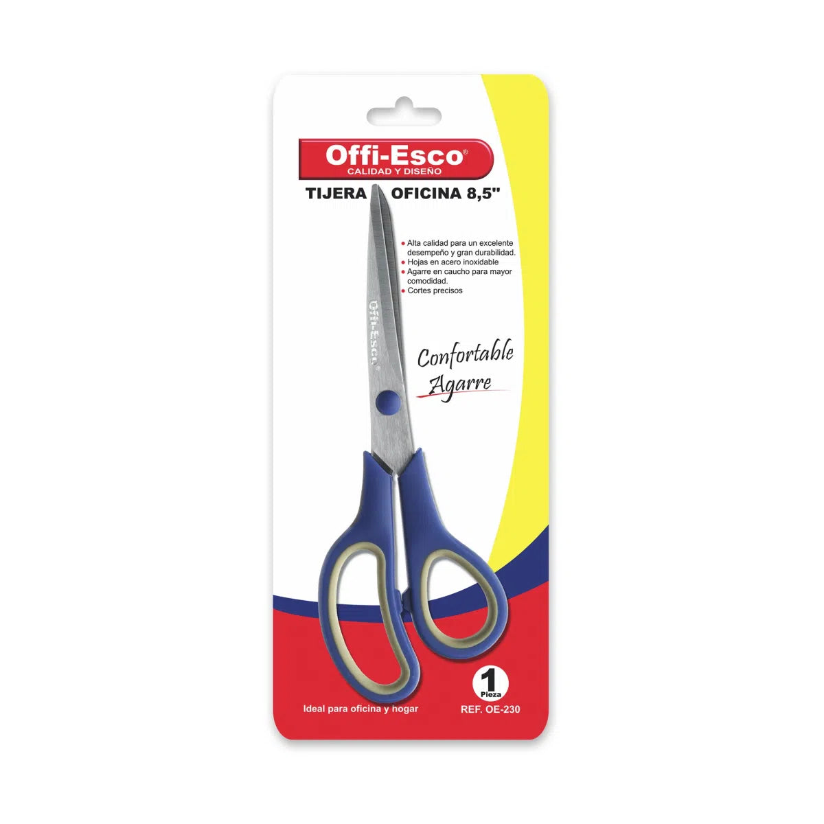 Tijera Oficina 8,5" Pulgadas Offi-Esco OE-230