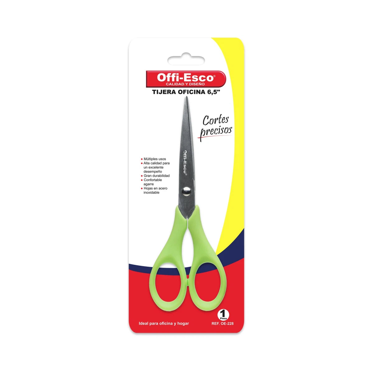 Tijera Oficina 6,5" Pulgadas Offi-Esco OE-228